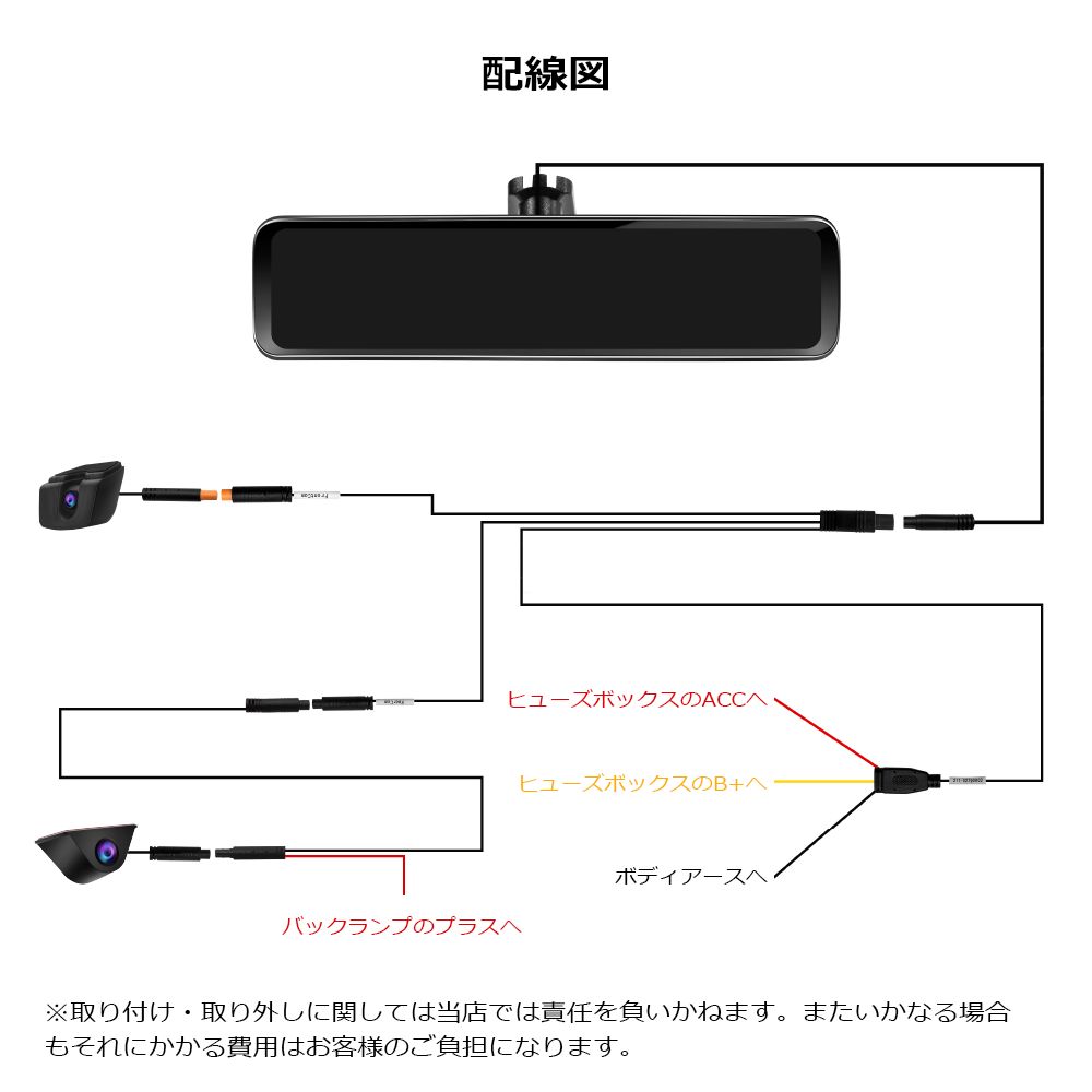 60FPS デジタルインナーミラー