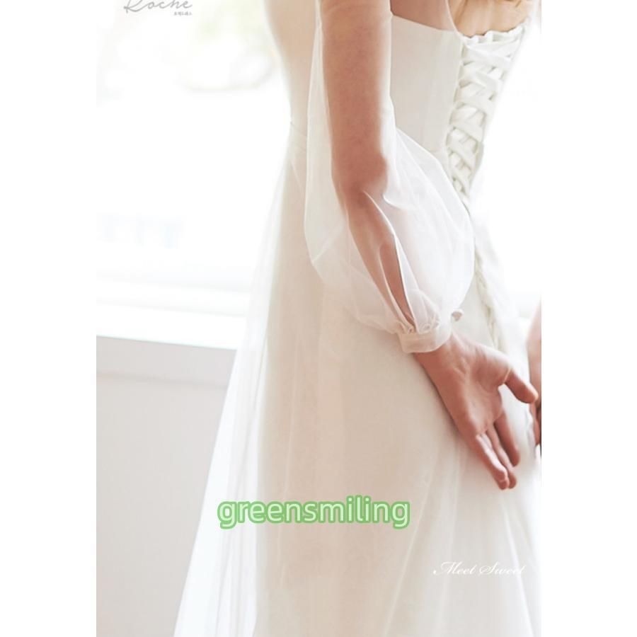 長袖 スレンダードレス