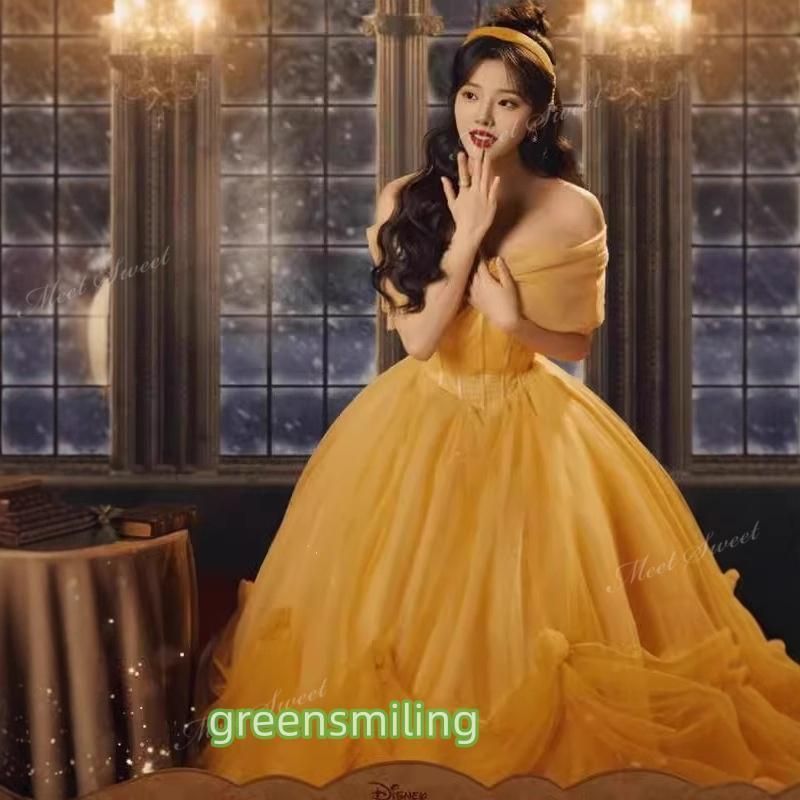 ドレス プリンセス イー オフショルダー ウェディングドレス 結婚式 二次会 ウエディングドレス 誕生日パーティードレス イベント