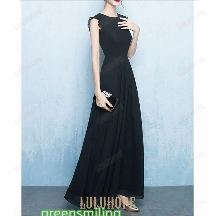  ロングドレス 演奏会 黒 ワンピース 結婚式 ピアノ発表会 大人 パーティードレス お呼ばれ 他と被らない 母親 パーティードレス ドレス ブライダル