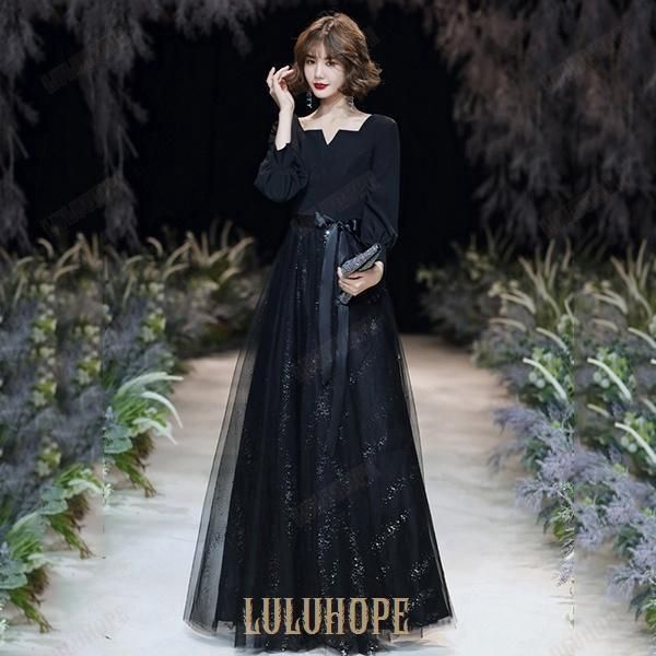 ドレス 大人 ピアノ 発表会 パーティードレス ロングドレス 演奏会 結婚式 ワンピース 成人式 同窓会 ドレス 母親