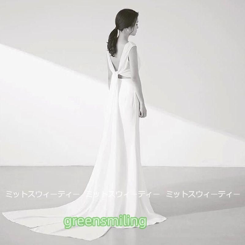 ウェディングドレス スレンダードレス ウエディングドレス 二次会 花嫁 パーティードレス 披露宴 ブライダル 結婚式 ロングドレス NOITHATQUANGTHANH_NET