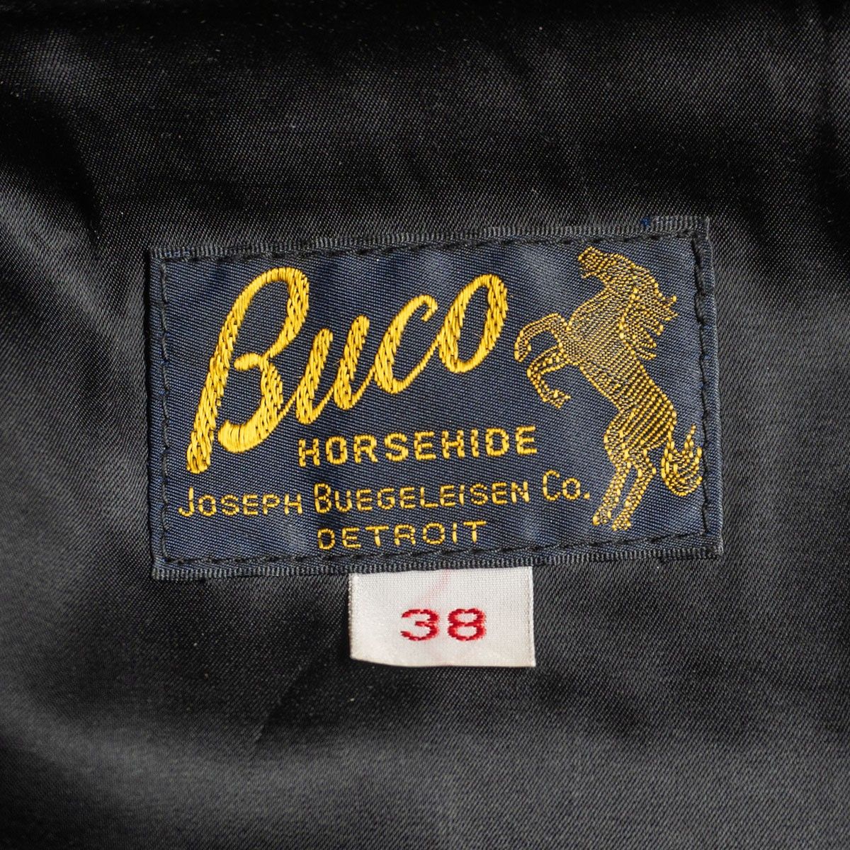 THE REAL McCOY S BUCO CYCLE PSYCHO J-100 RIDERS JACKET 38 ホースハイド レザー ライダースジャケット ブラック マッコイ 25101240 KANDAIZUMI_COM