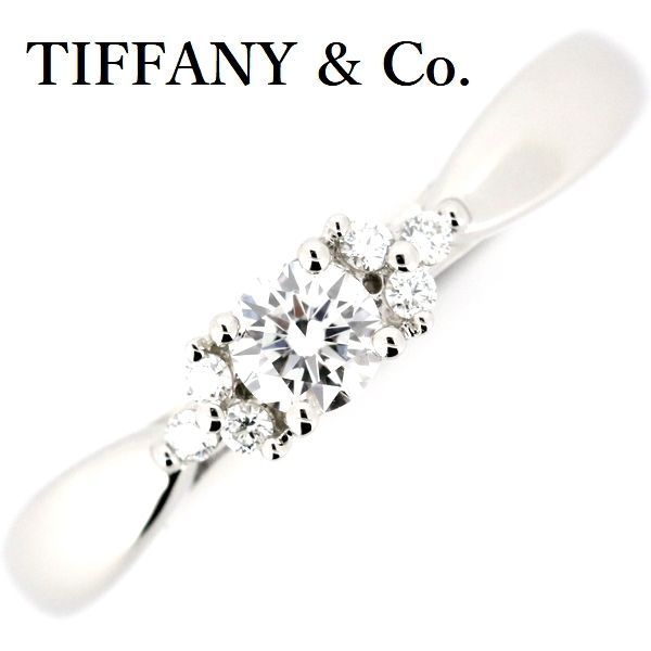 ティファニー ハーモニー ダイヤモンド リング Pt950 10.5号