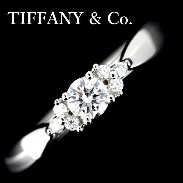 ティファニー ハーモニー ダイヤモンド リング Pt950 10.5号