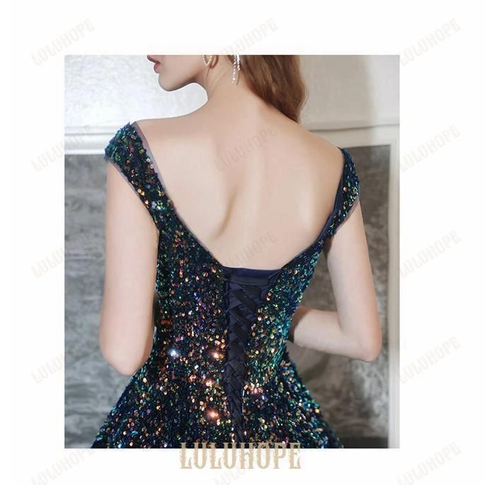 キラキラ ロングドレス