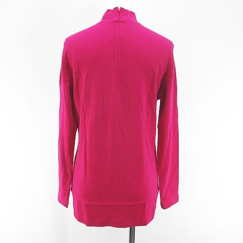 レオナール LEONARD 長袖 カットソー ハイネック L ショッキング