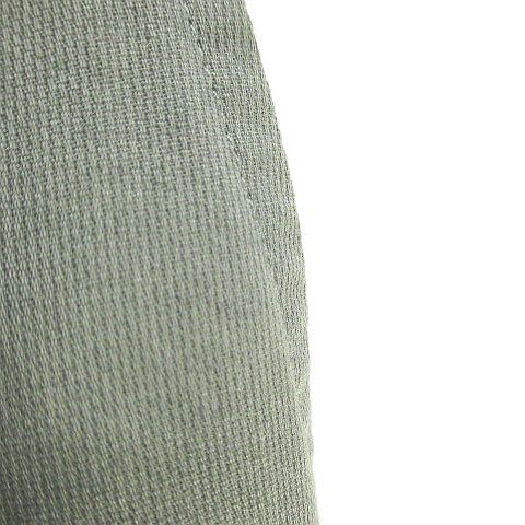 ジョーケイスリーヘイフォード Joe. Casely-Hayford ロングパンツ ボタンフライ 30 緑系 グリーン 毛 ウール 無地