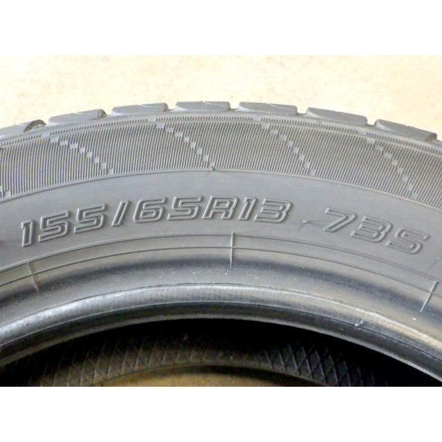  J 117 製造 約8部山 DUNLOP ENASEVE EC 204 155 65 R 13 4本 その他 タイヤ ホイール