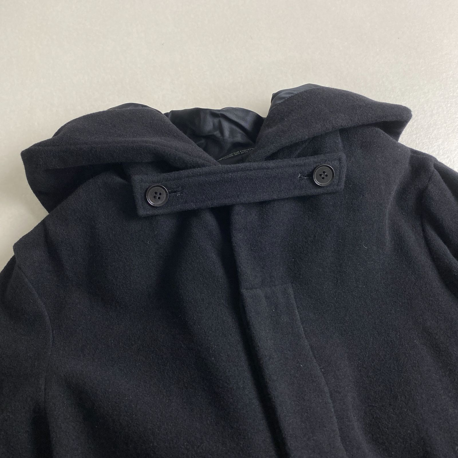 美品 Y's ロングコート スーパーロングフーデッドコート yohji