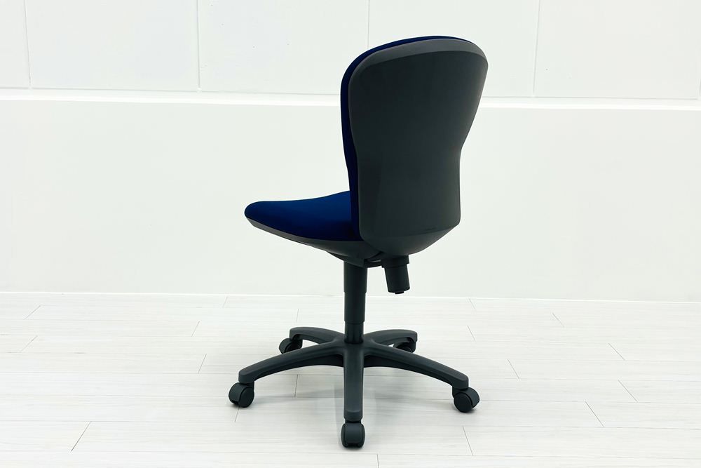 コクヨ レグノ2 肘無 製 ローバック オフィス家具 KOKUYO LEGNO2 ブルー A000003906