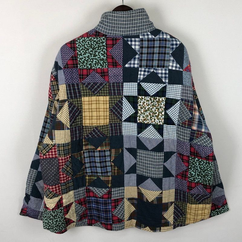 品 P.M.G COLLECTION ピーエムジー PATCHWORK REVERSIBLE JACKET パッチワーク リバーシブル ジャケット アウター 145-251103-yo-26-tei
