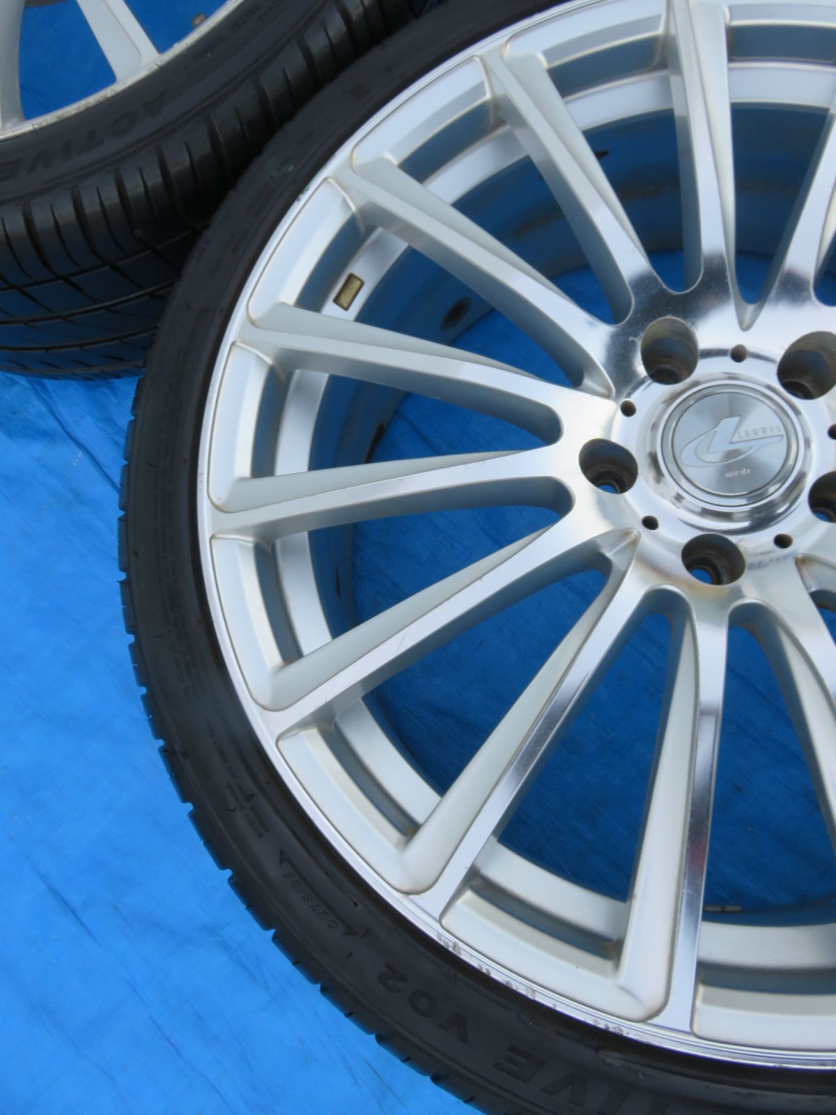  SFC 3163 weds LEONIS ウェッズ レオニス 19インチ 19 8 J 42 5穴 PCD 114 3 ホイールタイヤ 235 35 ZR ４本セット クラウン マークX レヴォーグ 19インチ タイヤ ホイールセット