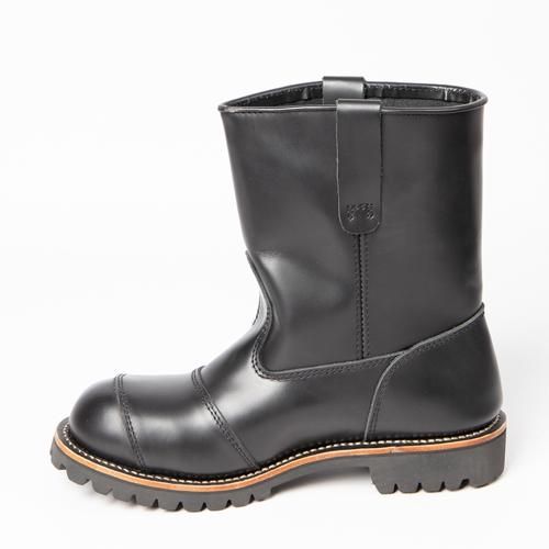 16 シフトガード付レザープルオンブーツ
