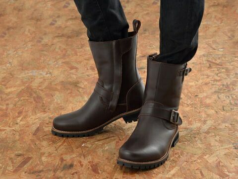 HBS-004 エンジニアブーツ ダークブラウン