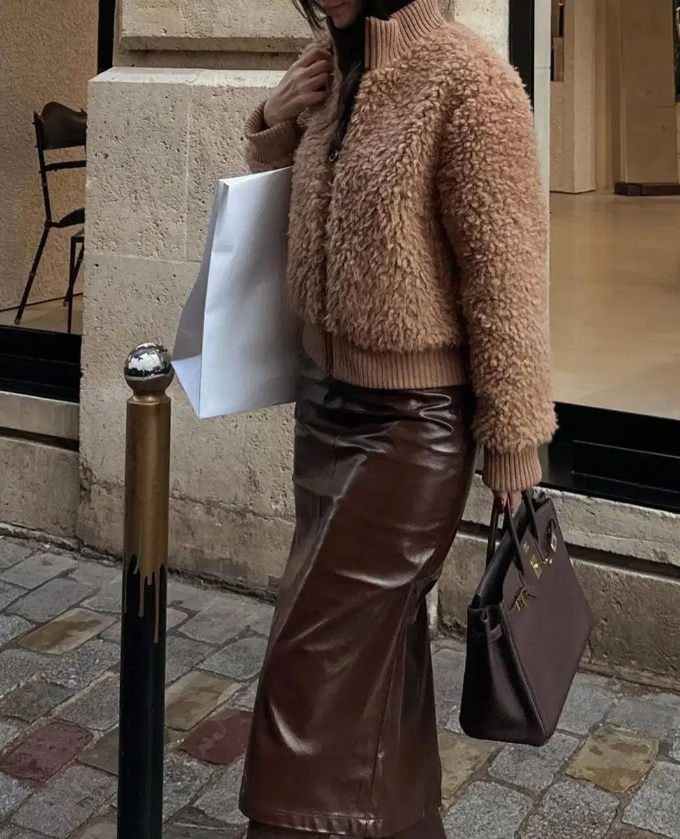 THE LAURENT エクスクルーシブ テディ ブルゾン ジャケット s キャメル