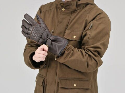 カウレザーロングウインターグローブ