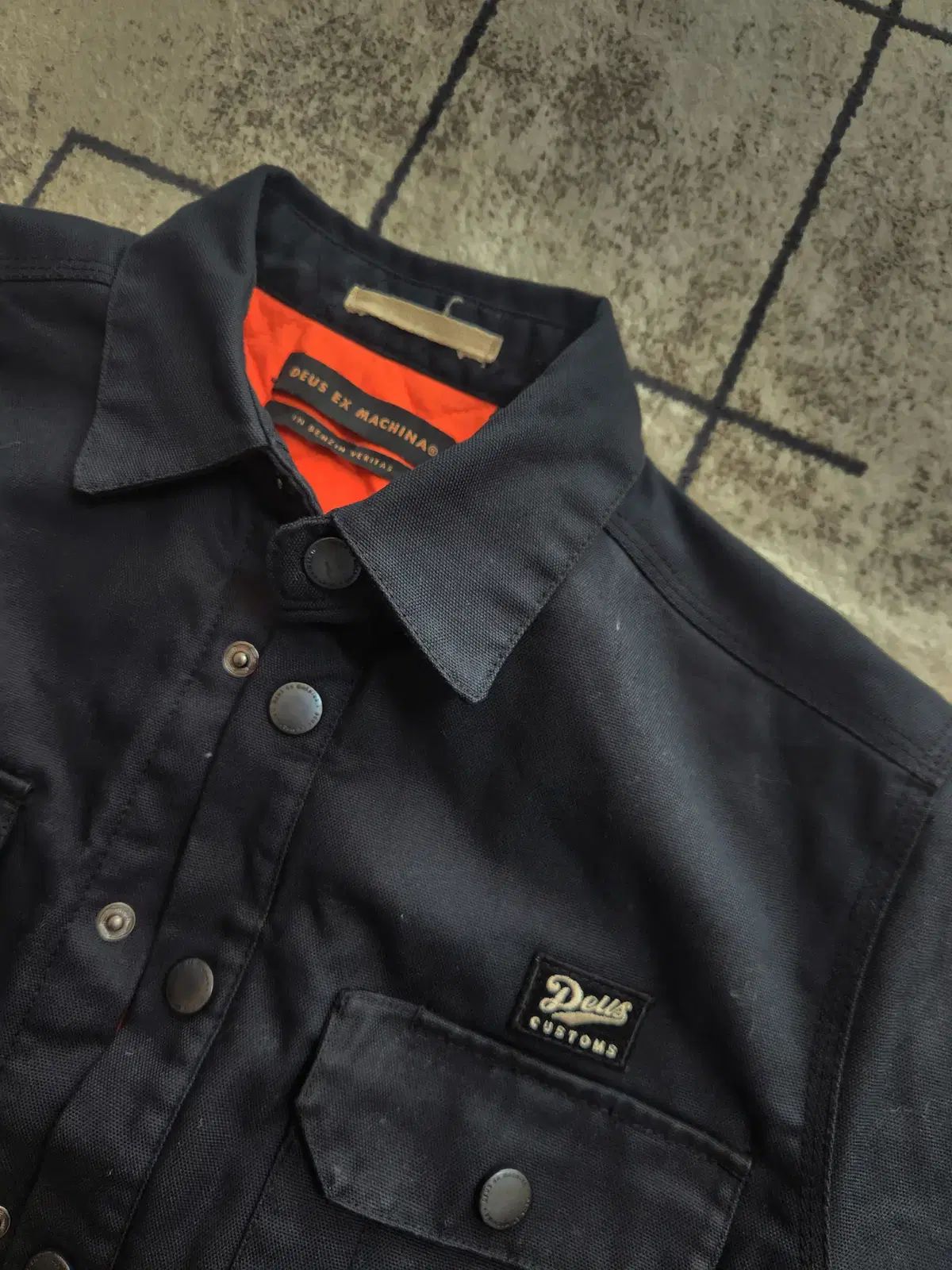 DEUS EX MACHINA デウスエクスマキナ ブラック ウォーク ジャケット サイズ M