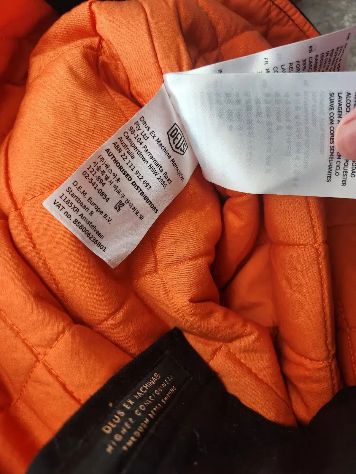 DEUS EX MACHINA デウスエクスマキナ ブラック ウォーク ジャケット サイズ M KANDAIZUMI_COM