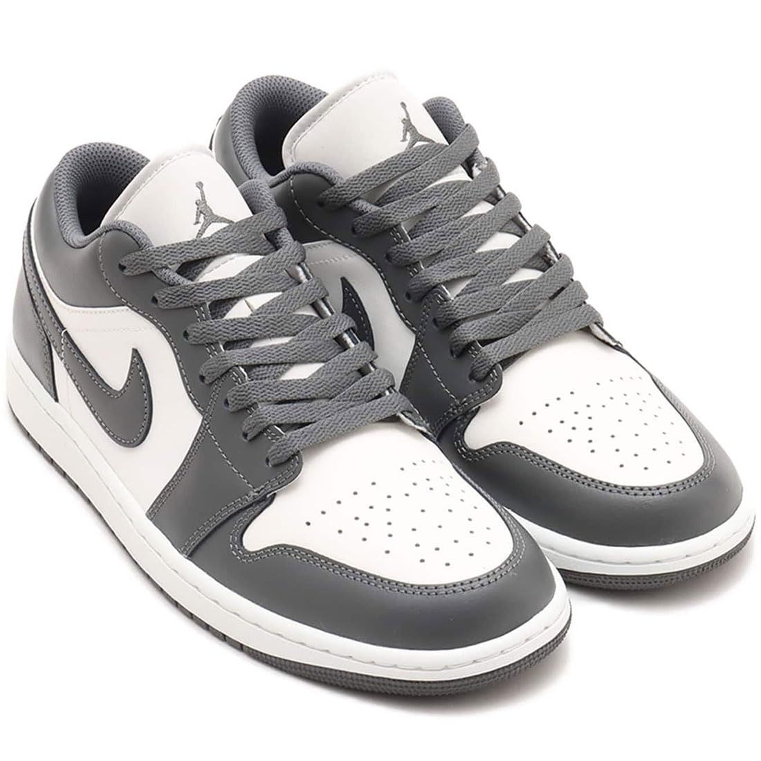 ナイキ エア ジョーダン 1 ロー AIR JORDAN 1 LOW グレー サミットホワイト 553558-044 26.0cm 26.0 cm