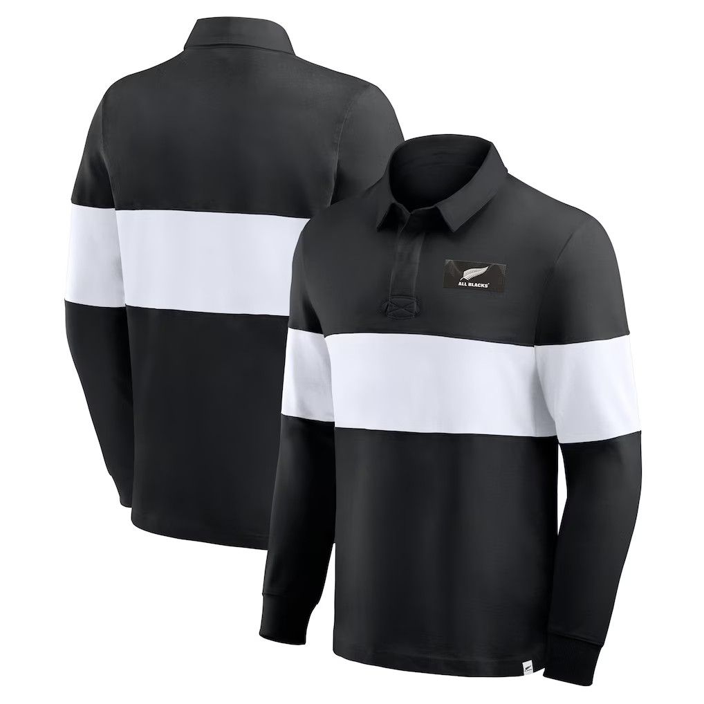 ファナティクス ラグビー ニュージーランド代表 オールブラックス 長袖 ラグビーシャツ 黒 ブラック モデル 日本未発売