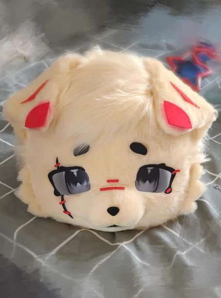 着ぐるみヘッド 犬 NO.400 茶色 垂れ耳 全頭ヘッド ケモノ ファースーツ ぬいぐるみ コスプレ コスチューム kigurumi