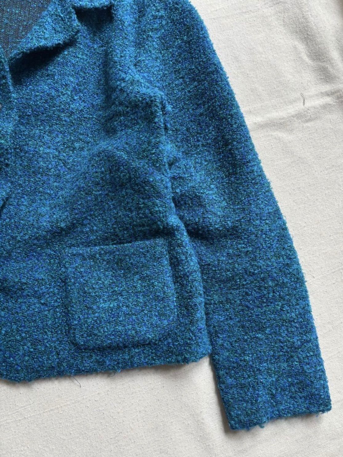 80s Vintage ジャケット レディース ブルー テーラード ビンテージ O5-09012-9376 GULLKHAN_COM