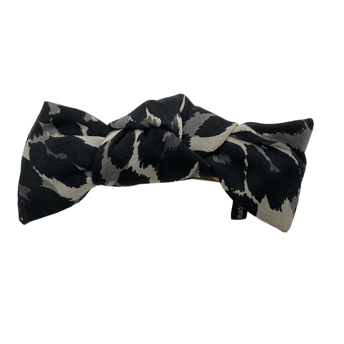 acca アッカ バレッタ - 黒×ダークグレー×ライトグレー