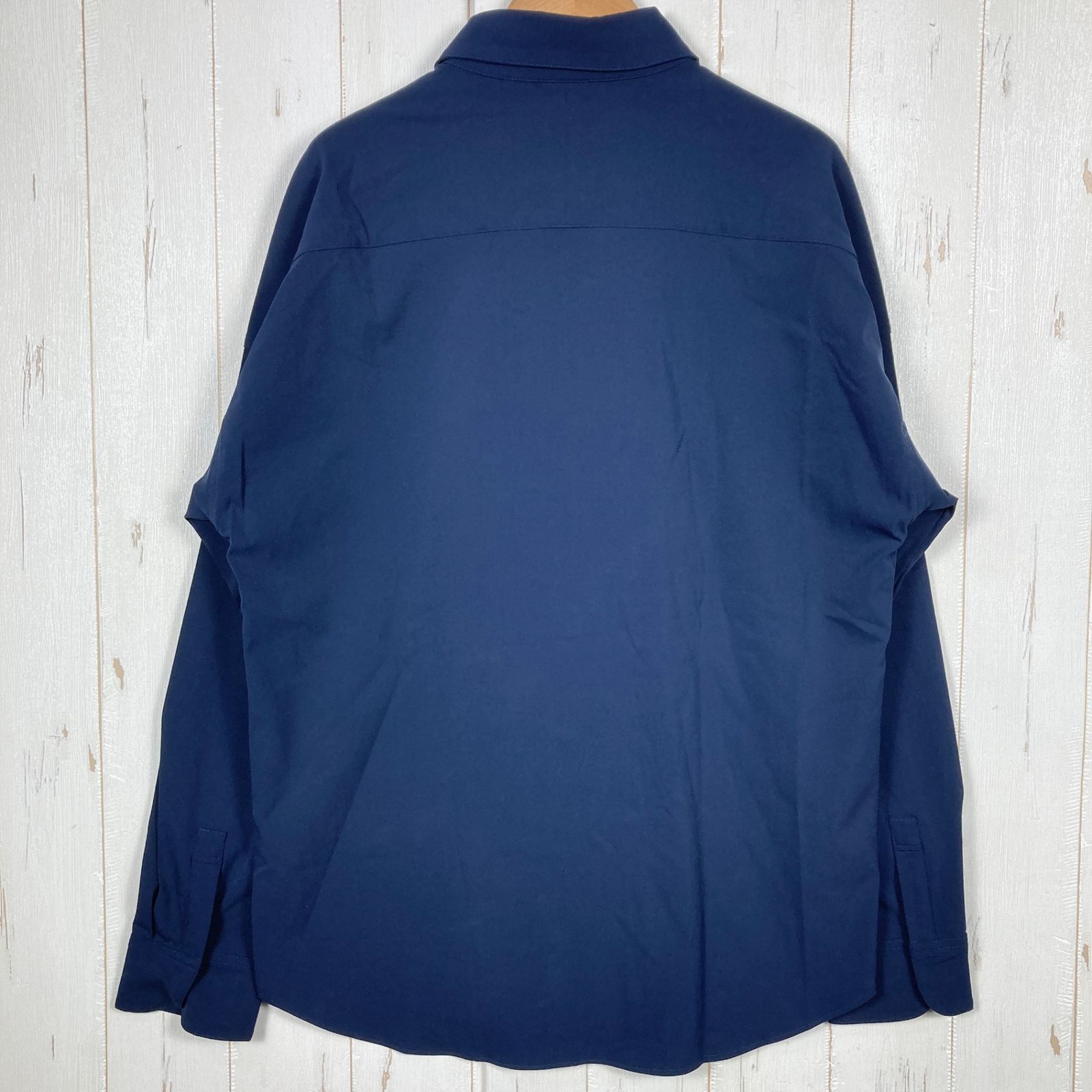 Unisex M ネイビー系 Shinogi By Axesquin 凌 アクシーズクイン ヒトリシズカ ナイロン ウェア トップス インナー シャツ ロングスリーブシャツ 化繊 z ロングスリーブシャ