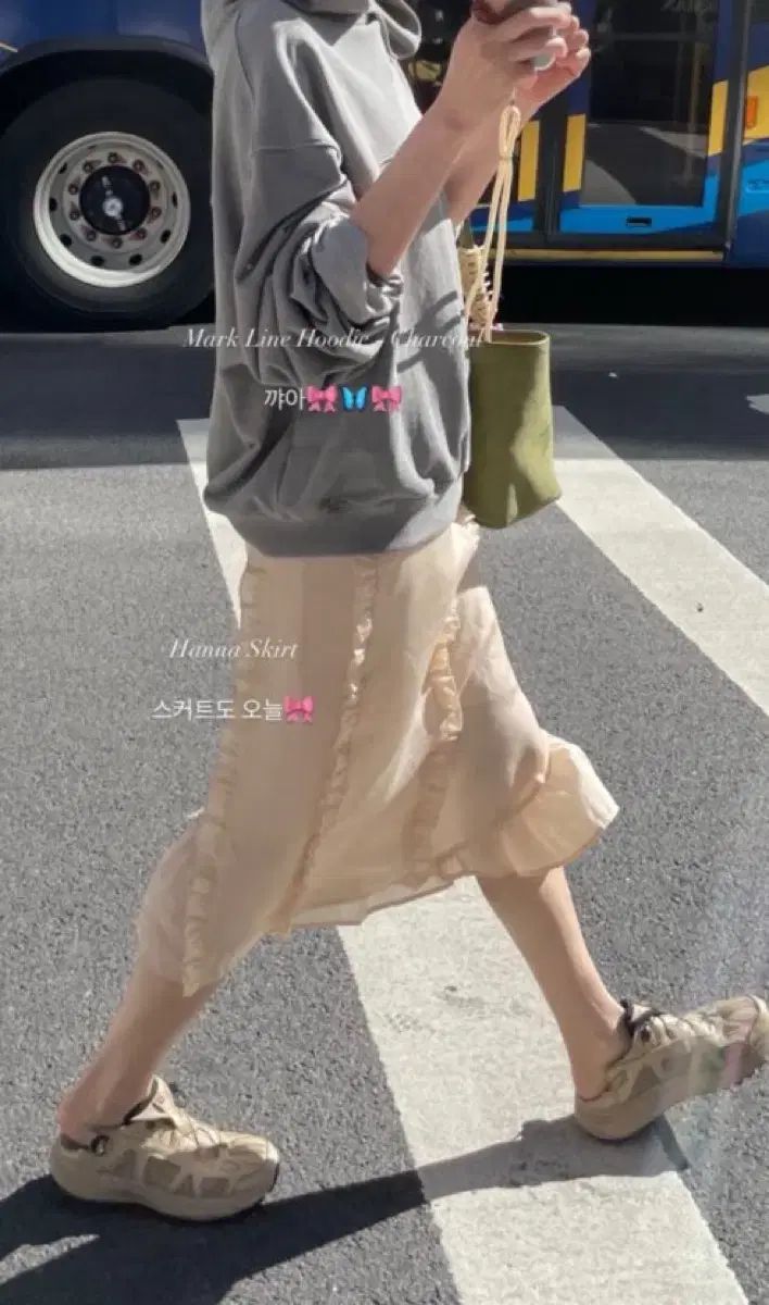 リボン빛 彩子 スカート ribbonbit hanna skirt