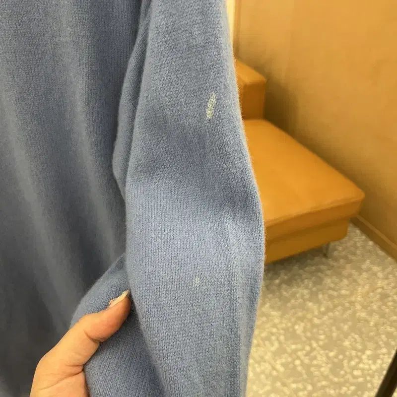 バーバリー ラムウール オーバーサイズ ハーフジップ セーター