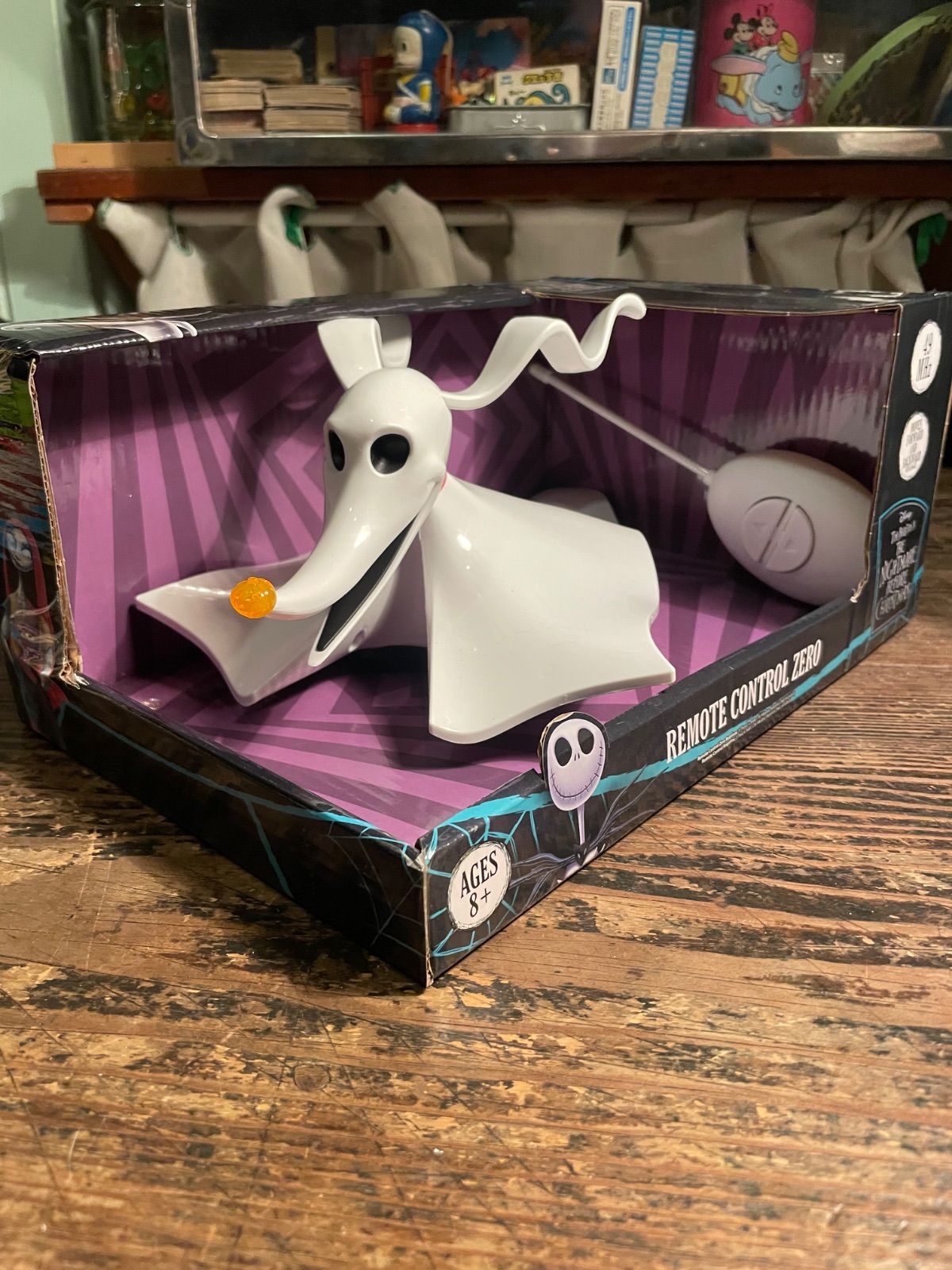 ディズニー ナイトメアー ビフォア ゼロ リモコン ラジコン 箱入 nightmare before christmas ZERO