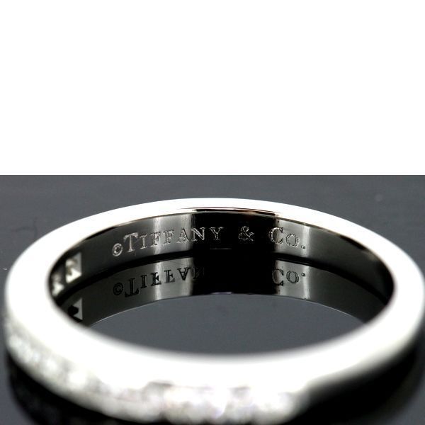 ティファニー ハーフサークル ダイヤモンド リング 13P 8号 2.58mm