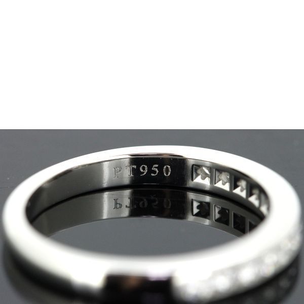 ティファニー ハーフサークル ダイヤモンド リング 13P 8号 2.58mm