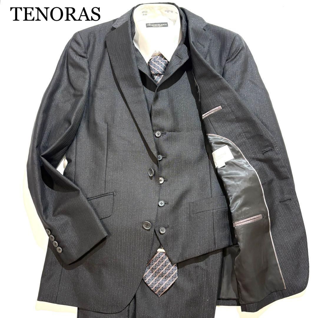 級 MEN’S TENORAS スリーピース ブラック ラメ L