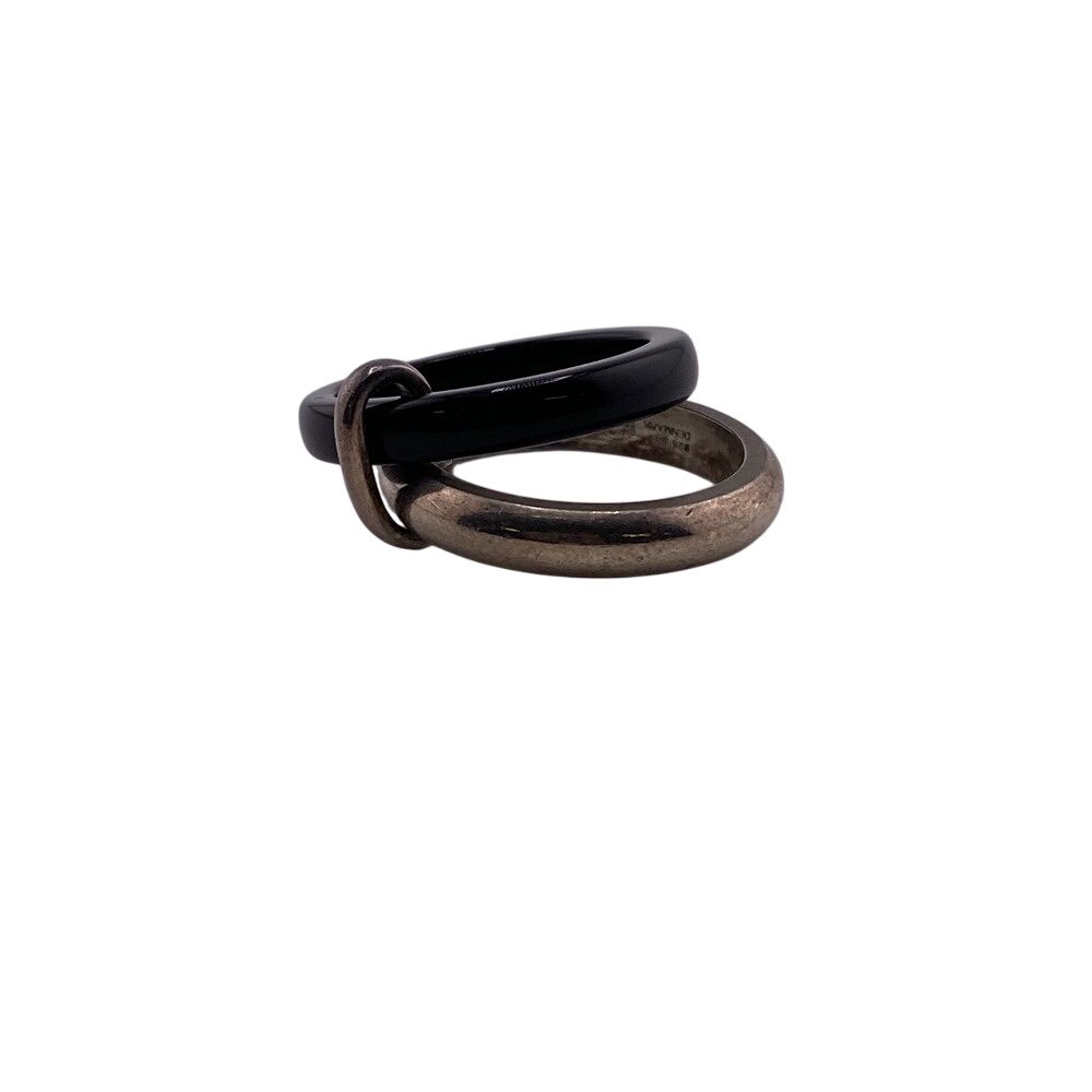 Georg Jensenジョージジェンセン A119 ダブルリング リング 指輪 ブランド ジュエリー ファッション シルバー レディース