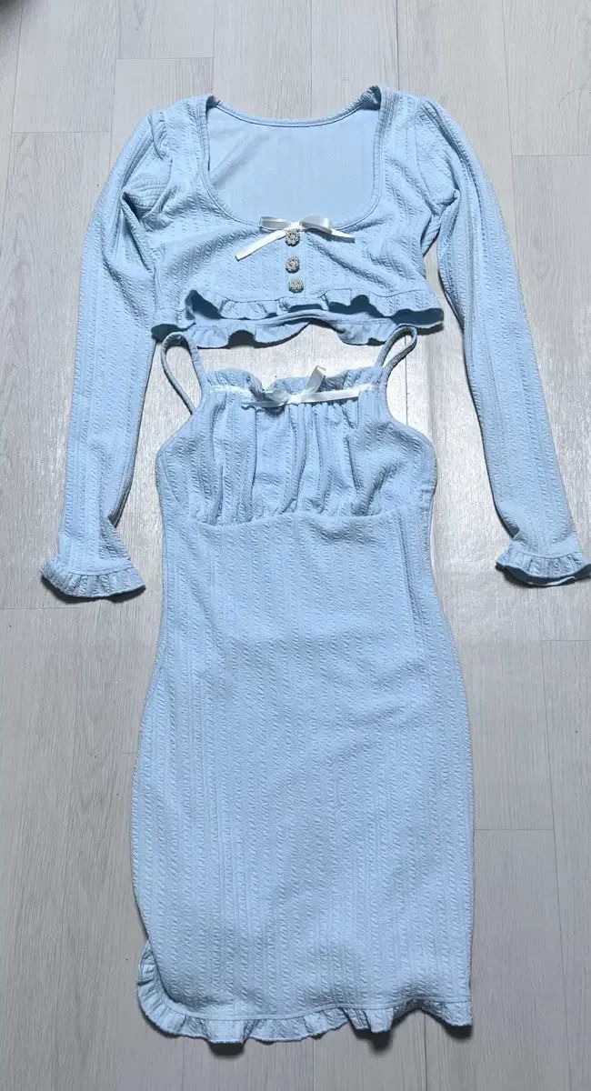 Honey Cinnamon セットアップ スカイブルー 地雷系 スナ系 日本ブランド