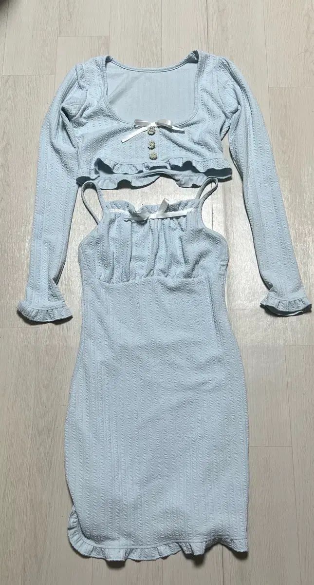 Honey Cinnamon セットアップ スカイブルー 地雷系 スナ系 日本ブランド