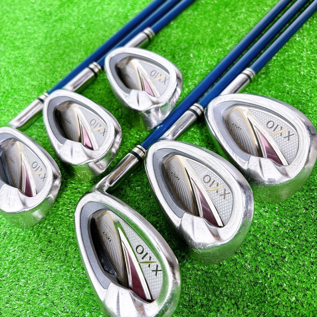 ★レディース右利き初心者用　ゼクシオ　4＆6代目　ゴルフクラブセット　W2262 レディース XXIO8 ゼクシオエイト アイアン6本セット 女性 ゴルフ