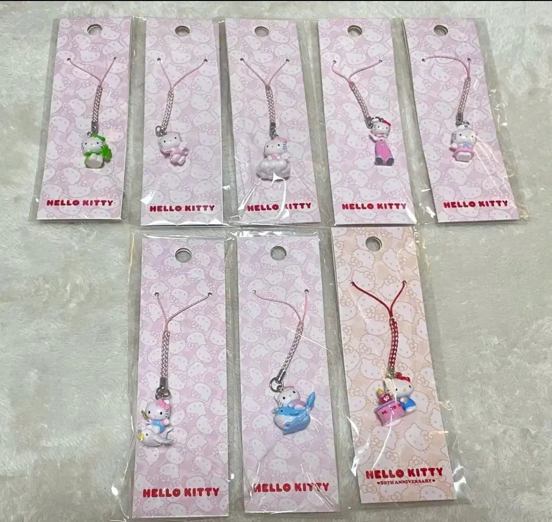 公*o様 キティちゃん ストラップ 8個セット 公*o様 キティちゃん