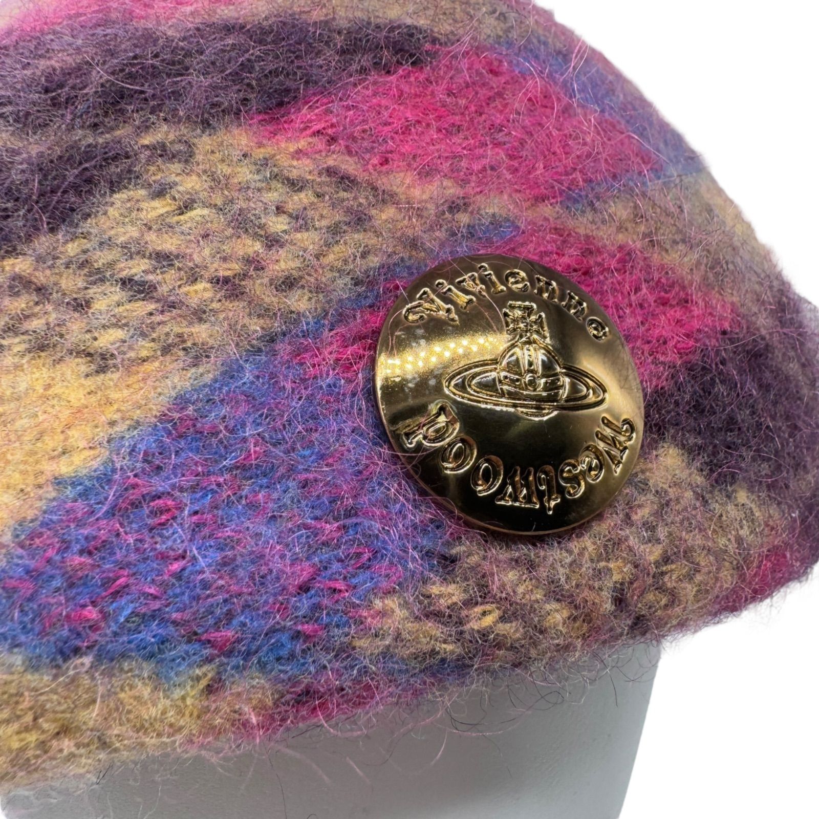 Vivienne Westwood ベレー帽 ラインストーン 美品 Vivienne Westwood ベレー帽 ラインストーン 美品 210.jpg