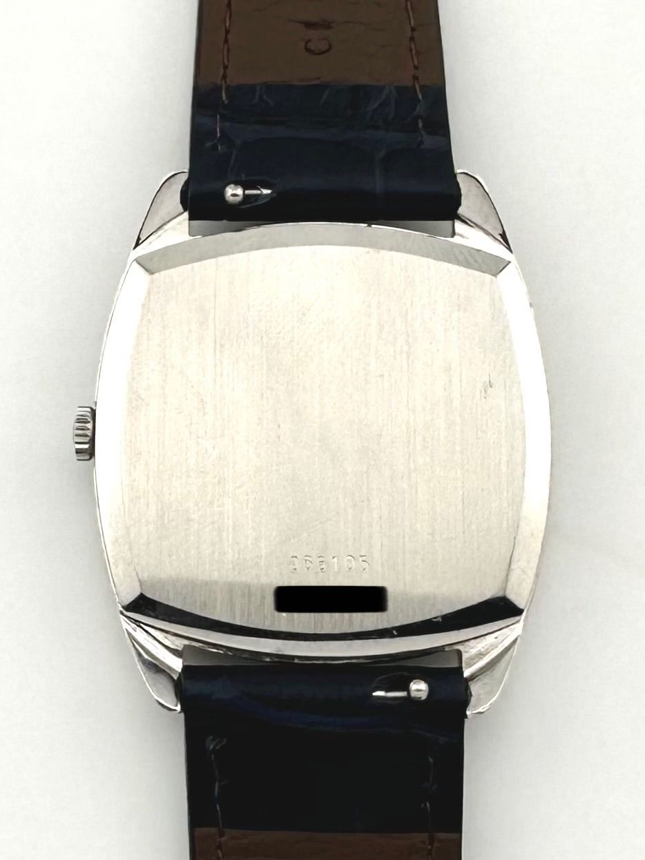 UNIVERSAL GENEVE 866105 ホワイトシャドウ ウルトラスリム 青 OH済み  