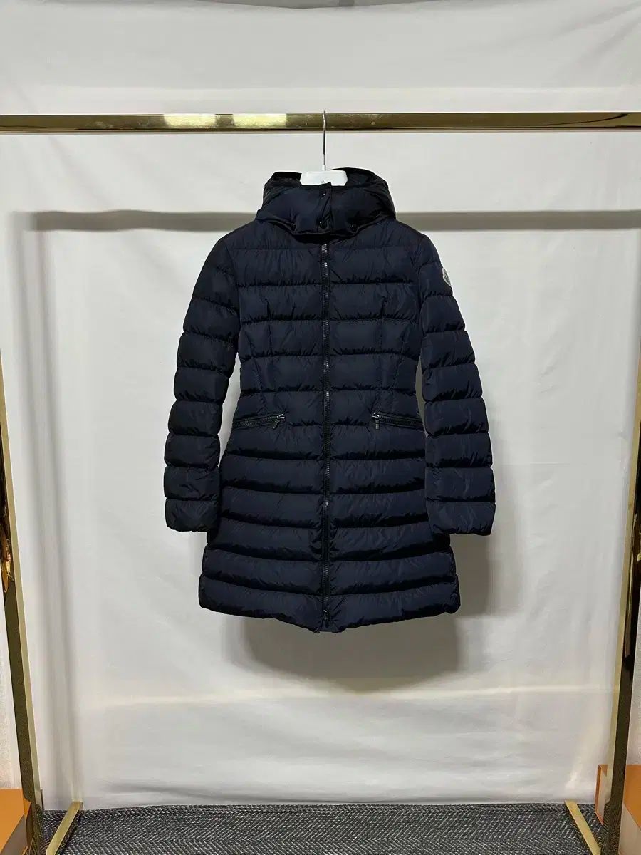 22 23FW 10Y モンクレール シャリパール ロング ダウン ネイビー