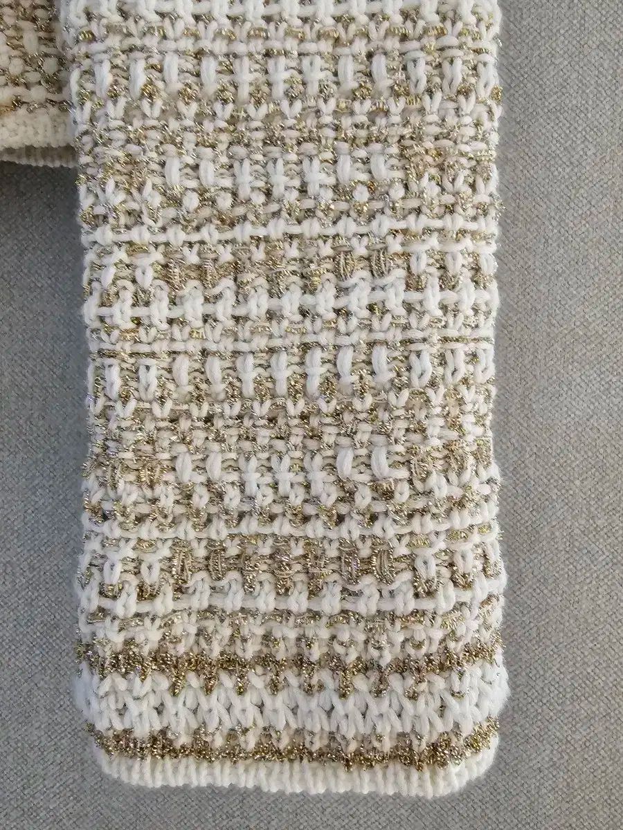 グリッターニットカーディガン F