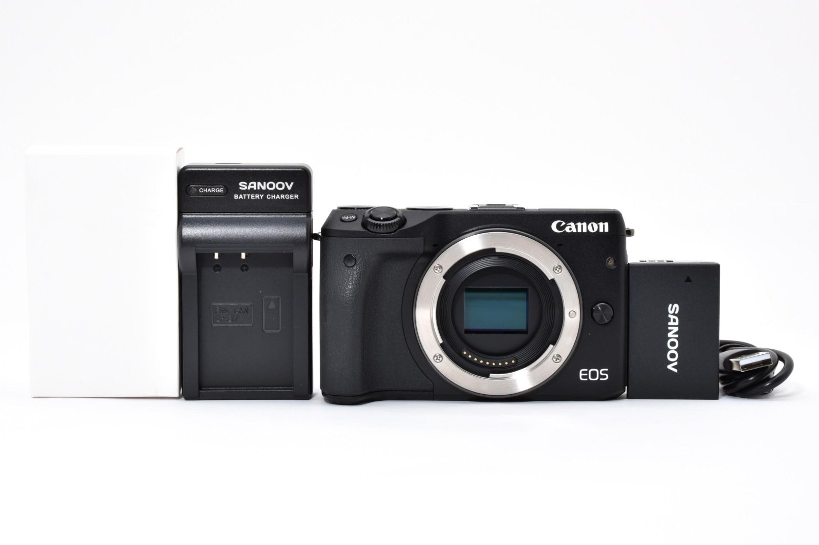 キヤノン EOS M3 ミラーレスデジタルカメラボディブラック 上品 A
