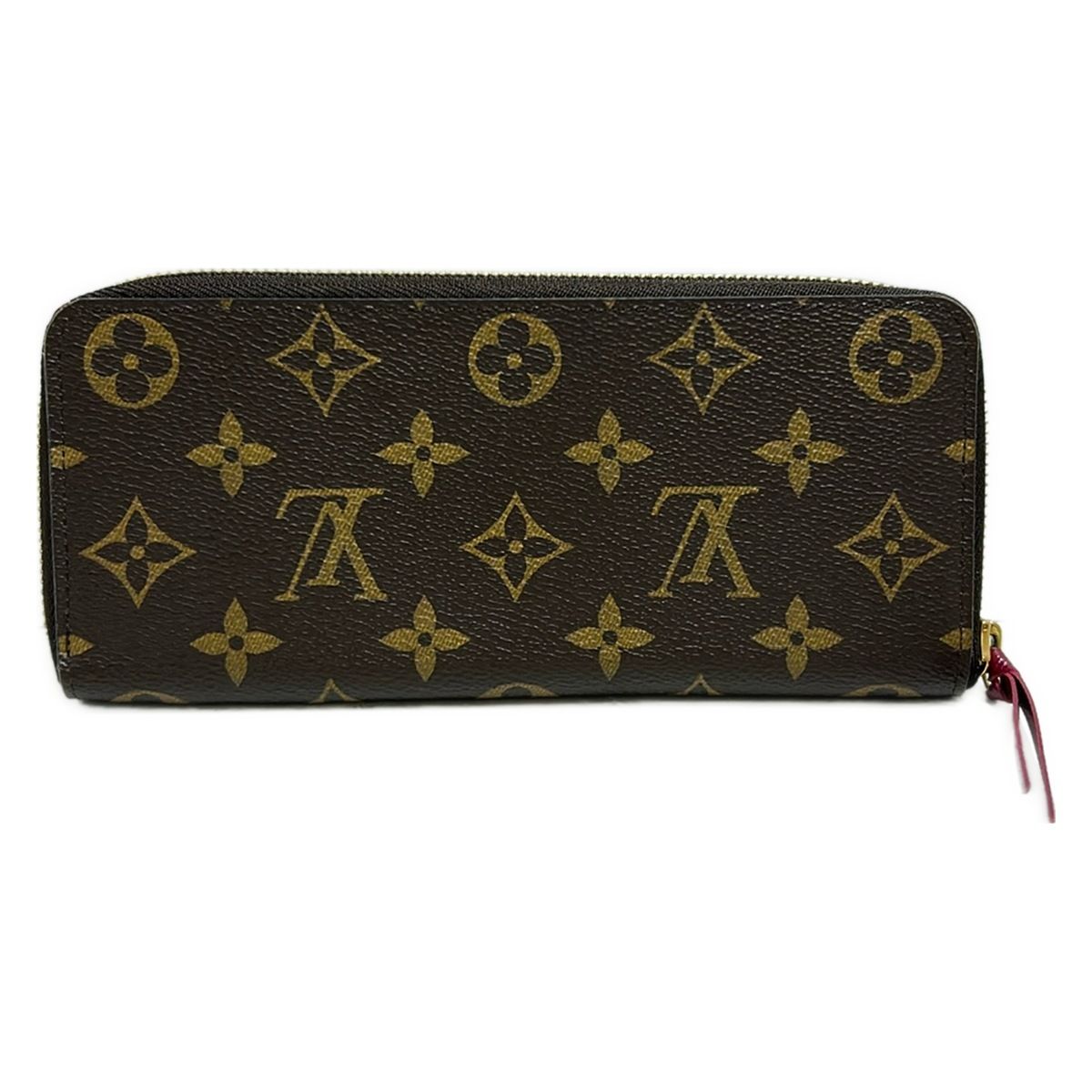 LOUIS VUITTON ルイヴィトン 長財布 モノグラム ポルトフォイユクレマンス M60742 フューシャ