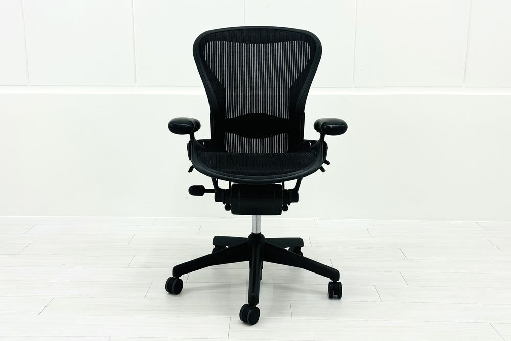 Aeron Chairs アーロンチェア Bサイズ フル装備 ハーマンミラー Herman Miller オフィス家具 ランバーサポート 肘ダイヤル シリンダー交換済み A000004061 MARWIL-DEMENAGEMENTS_CH