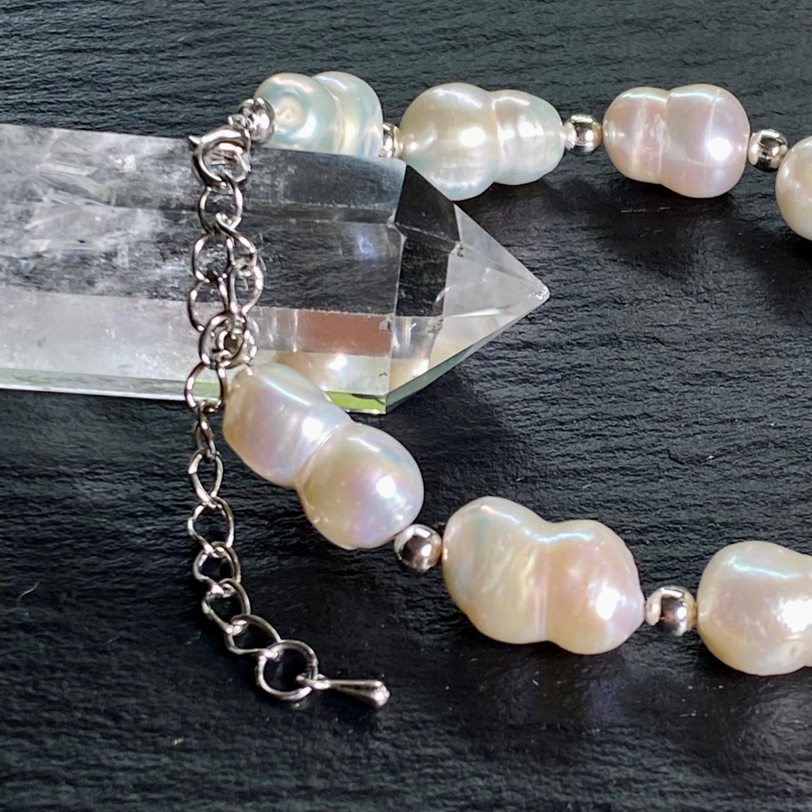 ツイン 淡水バロックパール ブレスレット B0622-04 NEXPOTALLINN_EU