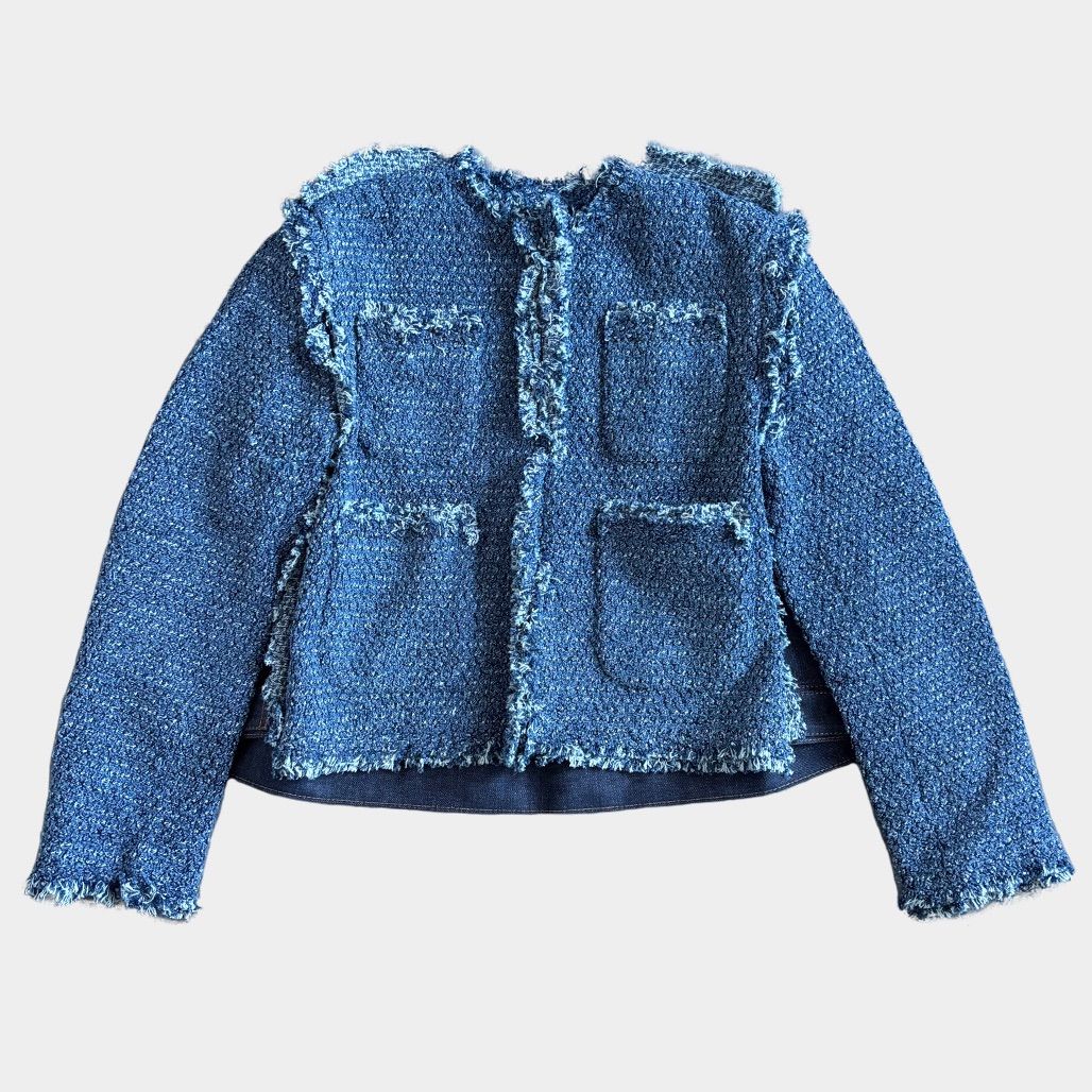 sacai サカイ2025SS パンチングノーカラージャケット - メルカリ