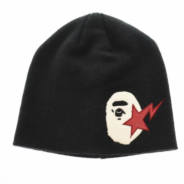 A BATHING APE アベイシングエイプ Bape Sta ビーニー A BATHING APE（アベイシングエイプ） (エイプ) BAPE STA KNIT CAP